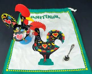 Rooster Themed Souvenirs from Portugal