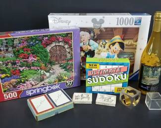 Jigsaw Puzzles, Novelty Brain Teasers, Sudoku, Cards