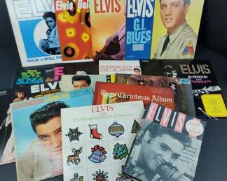 Elvis Albums and Book