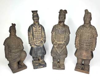 Vintage Chinese Warrior Figures