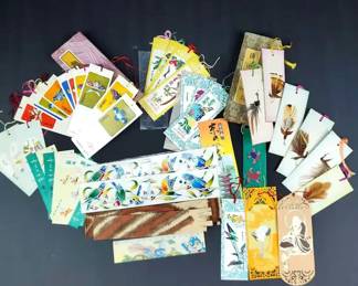 Vintage Asian Artisan Crafted Bookmarks