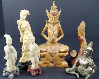 Asian Figurines, Hindu, Tibetan