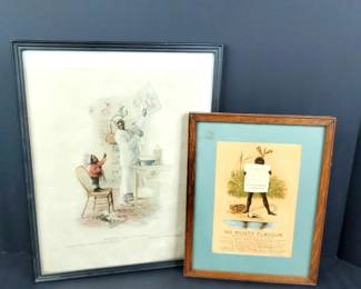 Vintage Cream of Wheat Stowers Lime Juice Magazine Ads