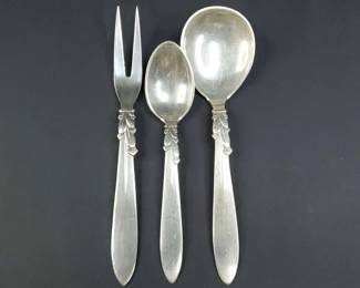 1952 Sterling Silver Childrens Fork Spoons