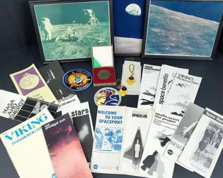 Space Shuttle, Moon Landing, Aeronautics Ephemera Memorabilia
