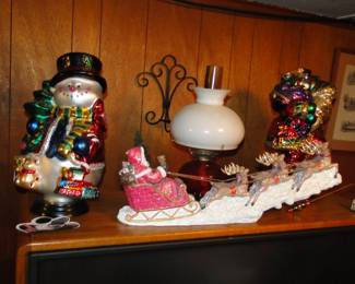 Large Christmas ornaments 18" tall
