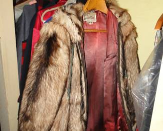 Men's fur coat