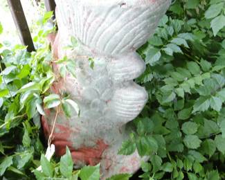 Large Terra Cotta Carp Vase