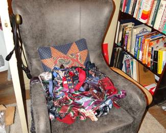 Chair, lots of ties