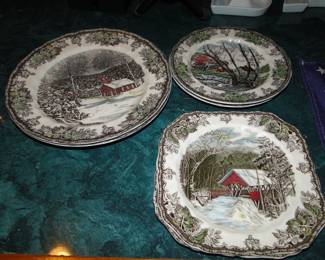 Christmas plates