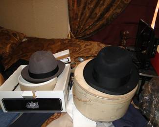 Christy's England hat and Stetson