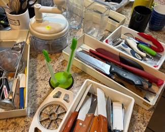 Misc Knives and cooking utensils