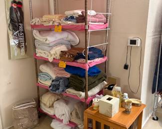 Blankets, heated blankets, curtains, tablecloths