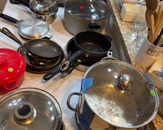 Pots, pans, skillets