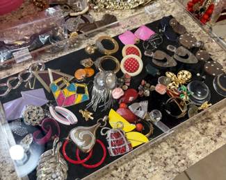 Earring and broaches