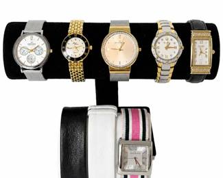 Bulova, Skagen  Anne Klein Womens Watch Collection 7 Fashion Wristwatches