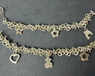 Cute Sterling Silver Charm Bracelets