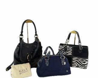 Designer Handbag Collection  G.I.L.I., The SakCoach  Zebra Tote