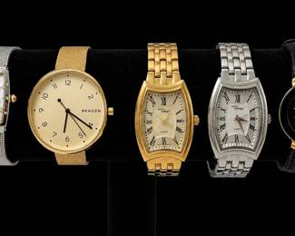 Skagen  Assorted Quartz Wristwatch Collection 5 Watches