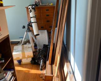 King Bedframe, Dresser, Telescope, Heaters