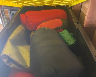 Camping Tents, Sleeping Bags, Etc.