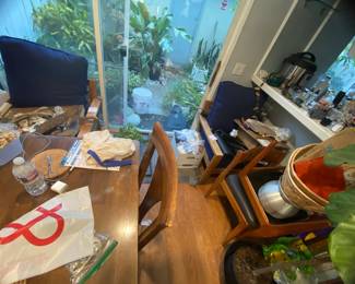 Outdoor Chairs, Antique Chair Pair, etc.