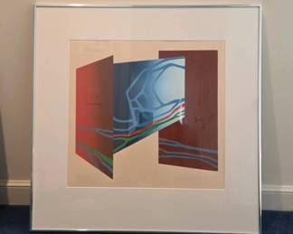 Loretta Murawski Abstract Print Titled Refraction