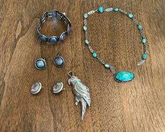 Sterling Silver Lot Some Danish