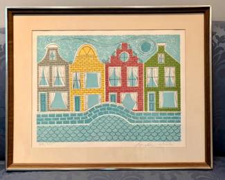 006 DeCarlo Houses Lithograph