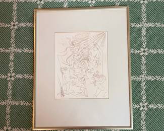003 Salvador Dali Etching
