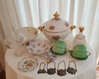 Antique Russian Kuznetsov Porcelain, China Soup Bowl