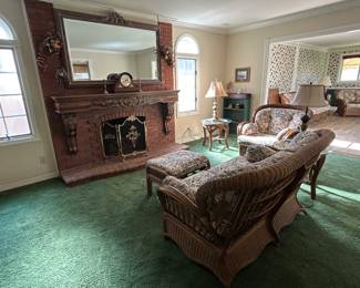 Beautiful Rattan furniture. Eight pieces.