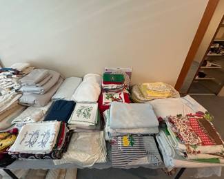 Beautiful linens.