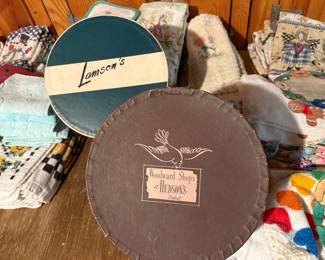 vintage hat boxes