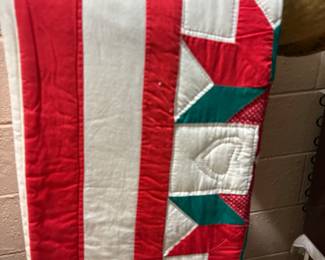hand quilted - throw size