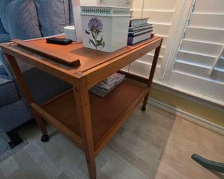Teak Danish Modern Tea Cart
