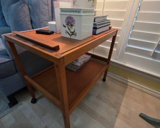 Teak Danish Modern Tea Cart