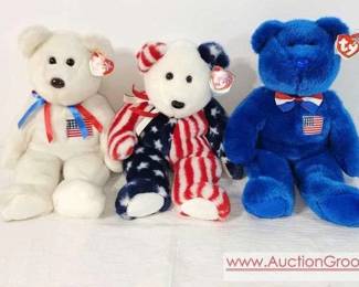 3 TY BEANIE BUDDYS.