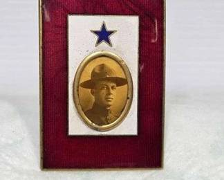 1 Son In Service Enameled Portrait Frame