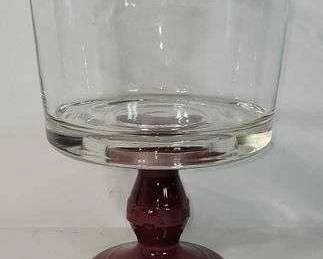 1 Longaberger Trifle Bowl and Cake Pedestal
