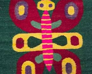 Artesantas Del Prru. 100 wool. Tapestry Rug Blanket