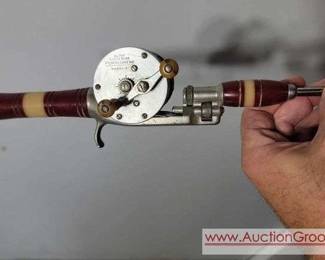 1 South Bend Perfectareno Reel on a Steel ActionRod