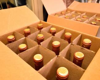 case of wine