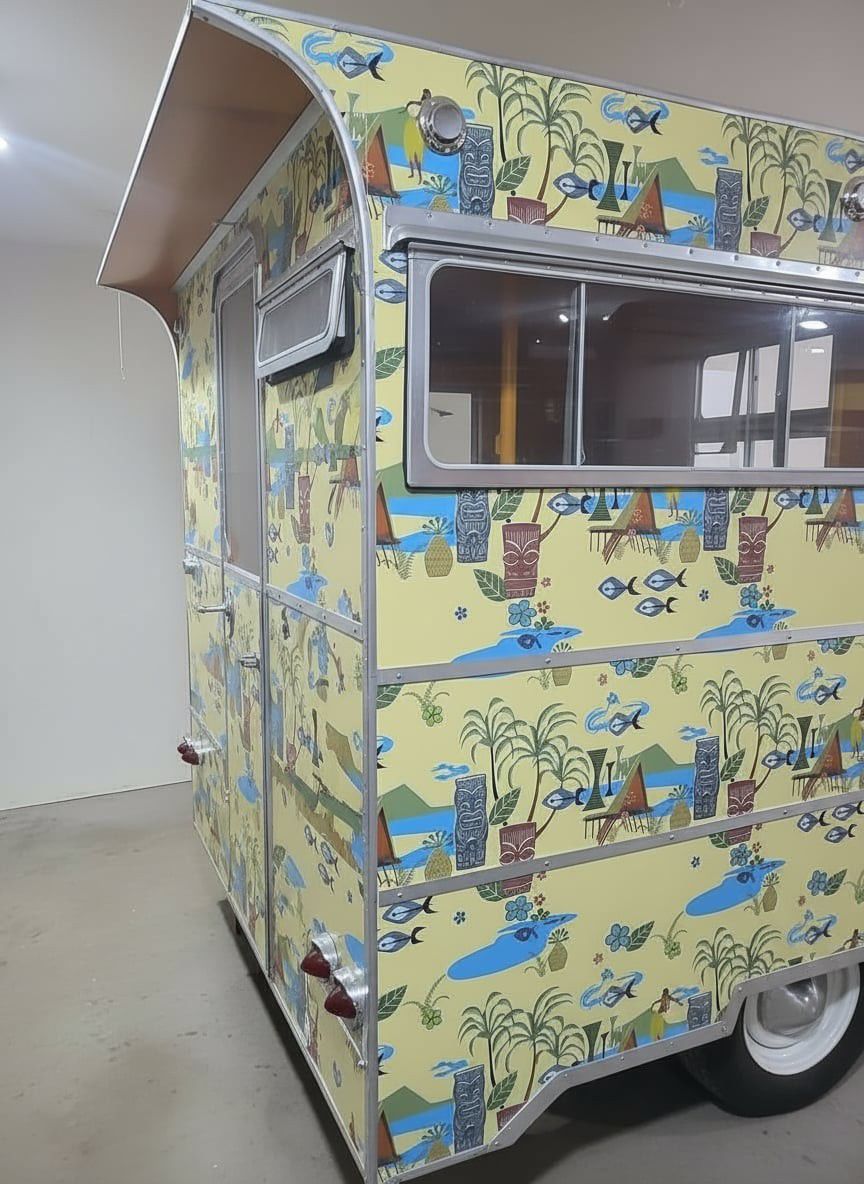Custom Tiki Style Micro Travel Trailer