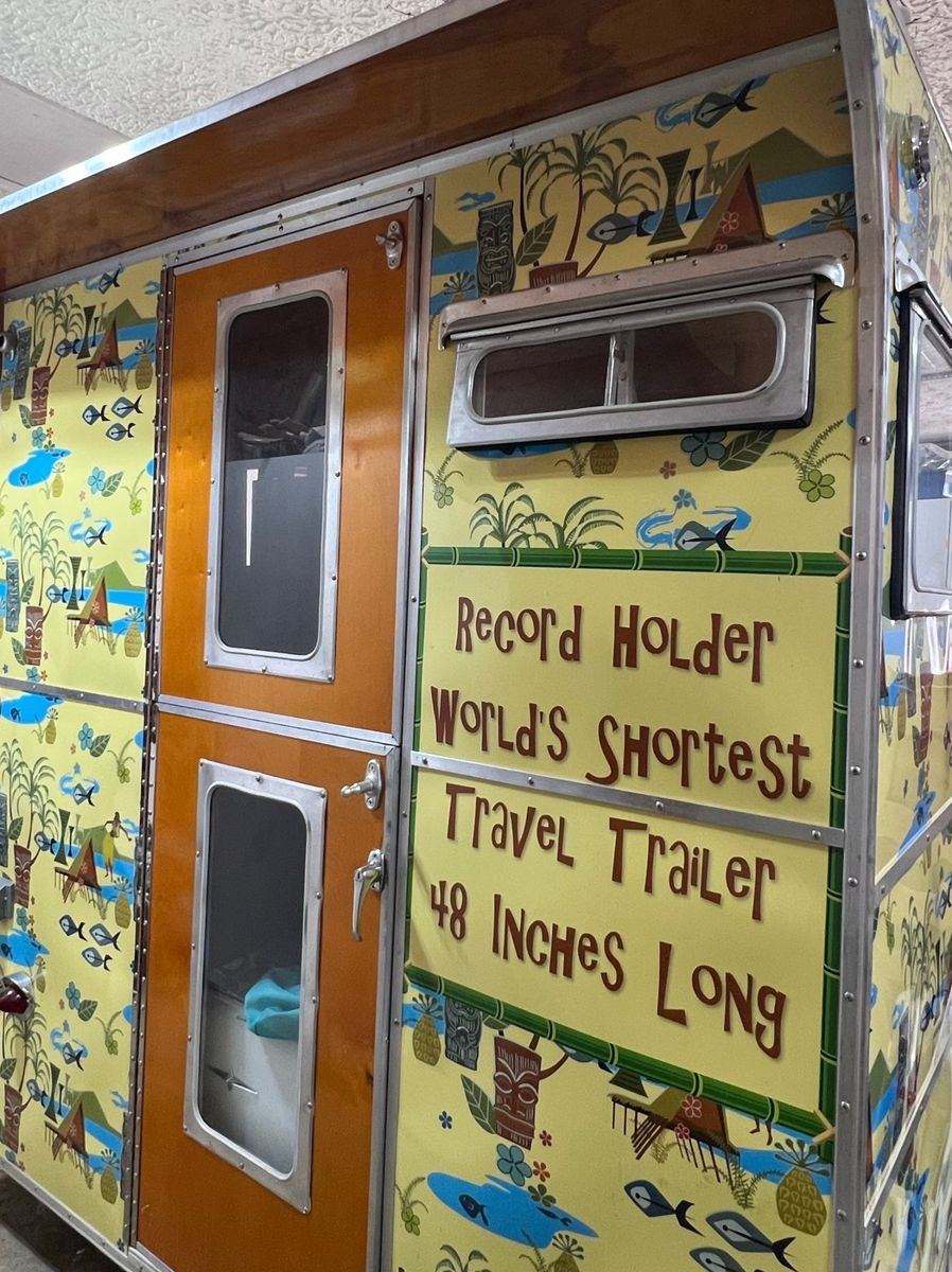 Custom Tiki Style Micro Travel Trailer