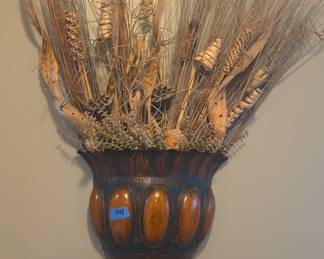 Wall Pocket Style Floral Arrangement