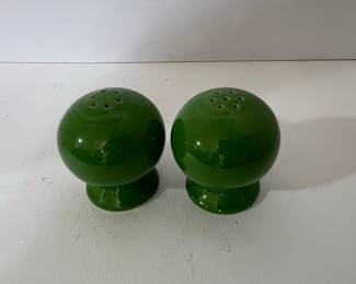 Fiesta Olive Green Ball Salt and Pepper Shakers