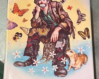 Emmett Kelly Jr. Clown Mug with Wheel Design