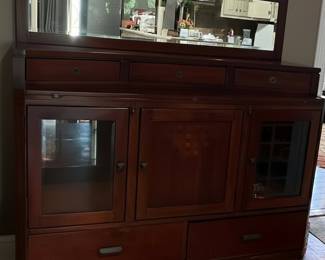 Arts & Crafts Mission Oak Sideboard with Mirror