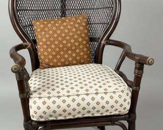 Ficks Reed Style Rattan Peacock Chair
